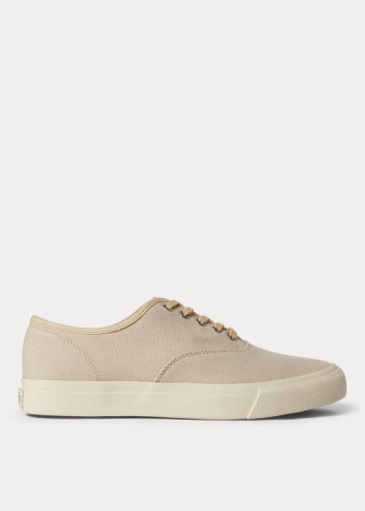 Women's Ralph Lauren New Norfolk Canvas Sneakers | 801293LJQ